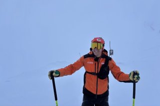 Le patrouilleur Emil Morard, adjoint au chef de la sécurité du domaine skiable d'Anzère.